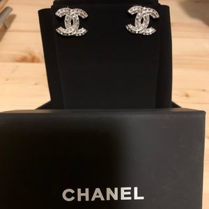 Chanel stud earrings